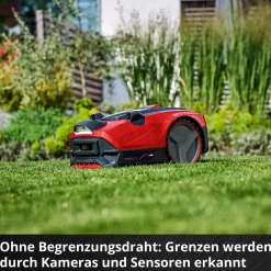 Einhell Mähroboter Freelexo Cam 500 inkl Ladegerät u 3,0 AH Akku