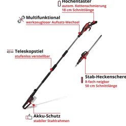 Einhell Akku-Multifunktionswerkzeug-GT GP-HC 18/5020 Li T BL-Solo
