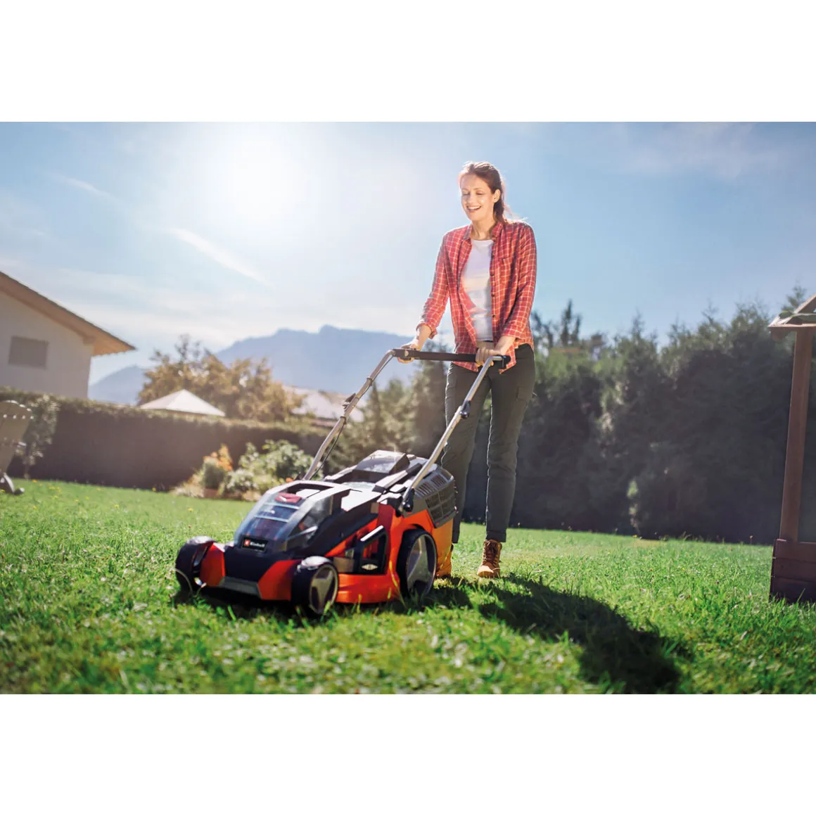 Einhell Akku-Rasenmäher-Set GE-CM 43 Li M 5-teilig