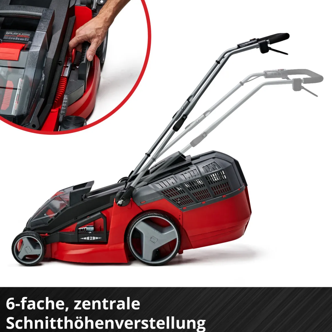 Einhell Akku-Rasenmäher-Set GE-CM 43 Li M 5-teilig