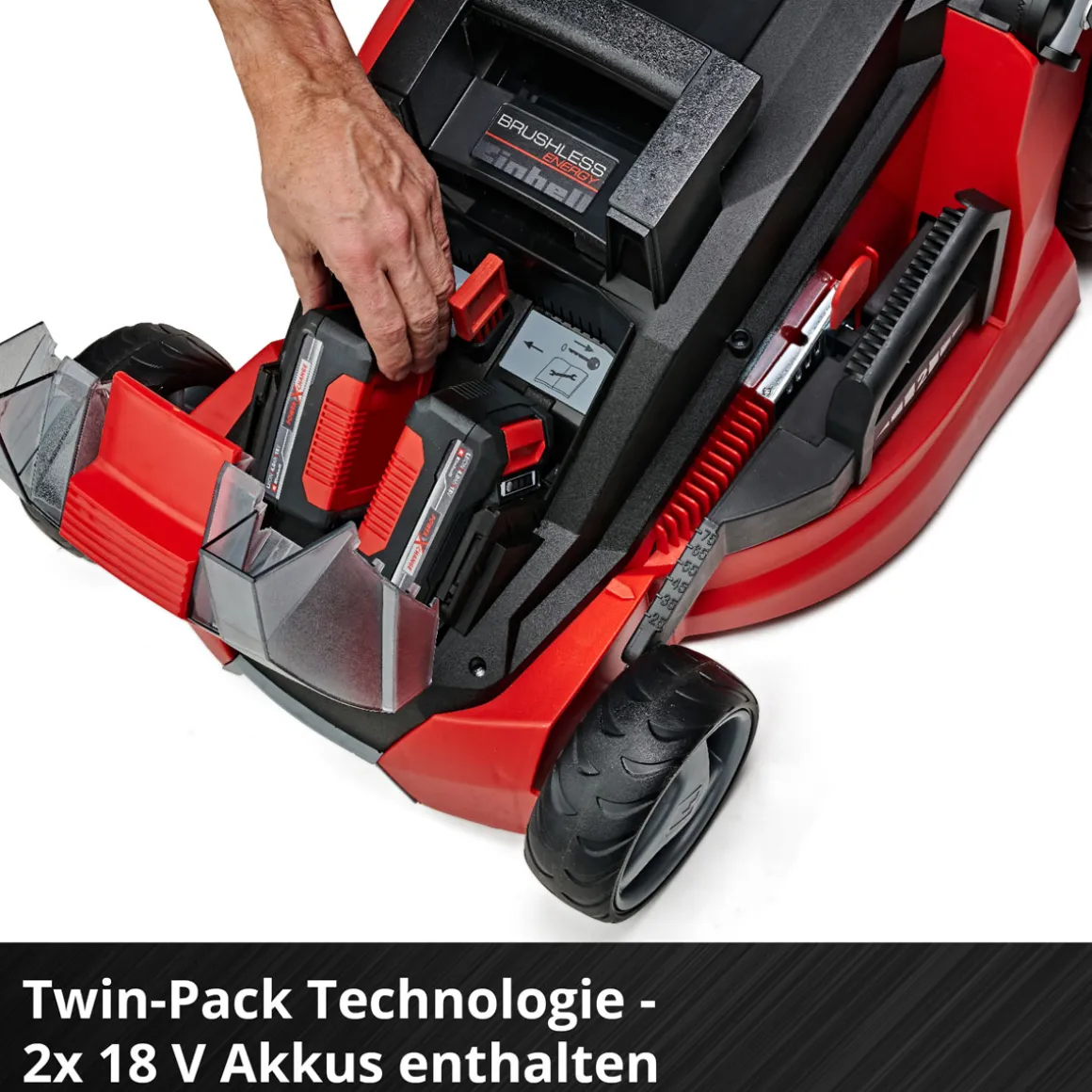 Einhell Akku-Rasenmäher-Set GE-CM 43 Li M 5-teilig