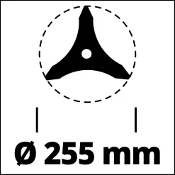 Einhell Dickichtmesser 255