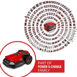 Einhell Mähroboter FREELEXO 500 inkl. Ladegerät und 2,5 Ah Plus Akku