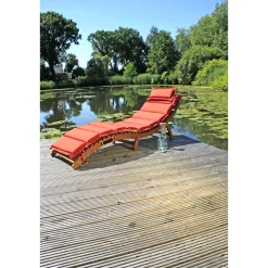 Faltliege Nassau mit Auflage