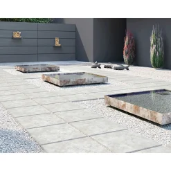 Feinsteinzeug-Platte No 1 Tile Benet grau 60 x 60 x 2 cm