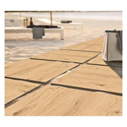 Feinsteinzeug-Platte No 1 Tile Wood beige 60 x 60 x 2 cm