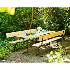 Festzeltgarnitur Komfort mit Tisch 220 x 70 cm