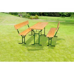 Festzeltgarnitur Komfort mit Tisch 220 x 70 cm