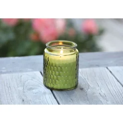 Flower Power Citronellakerze MASSICCIO im Glas 10 x 12 cm