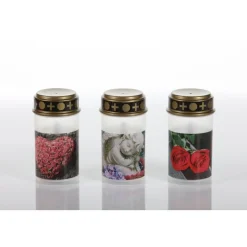 Flower Power LED Outdoor Grablampe mit Dorn TUMBA WHITE 7 x 13 cm Kunststoff