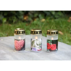 Flower Power LED Outdoor Grablampe mit Dorn TUMBA WHITE 7 x 13 cm Kunststoff