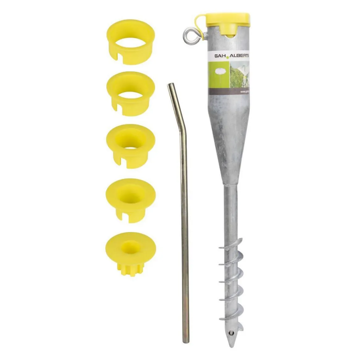 GAH Alberts Einschraubbodenhülse 560 mm Stahl feuerverzinkt