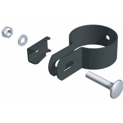 GAH Alberts Endschelle verzinkt anthrazit für Pfosten 34 mm