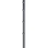 GAH Alberts Zaunpfosten inkl Klemmlasche anthrazit m Zubehör 60 x 40/1750 mm