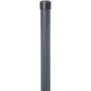 GAH Alberts Zaunpfosten ungebohrt zinkphosphatiert anthrazit 34 mm 1225 mm