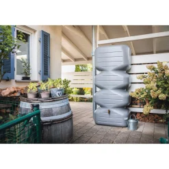 Garantia Gartentank Cubus 700 Liter betongrau