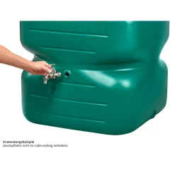 Garantia Gartentank Cubus 1000 Liter dunkelgrün