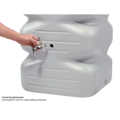 Garantia Gartentank Cubus 340 Liter betongrau