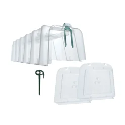 Garantia Pflanztunnel Sunny 3er-Komplettset inkl. Endkappen und Bodenanker