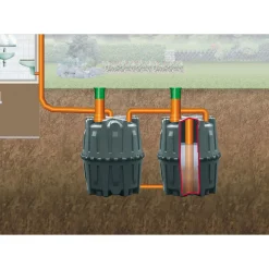 Garantia Abwasser-Sammelgrube Herkules 3200 L schwarz