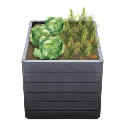 Garantia Hochbeet ERGO QUADRO L 75 Wood inkl FLORA