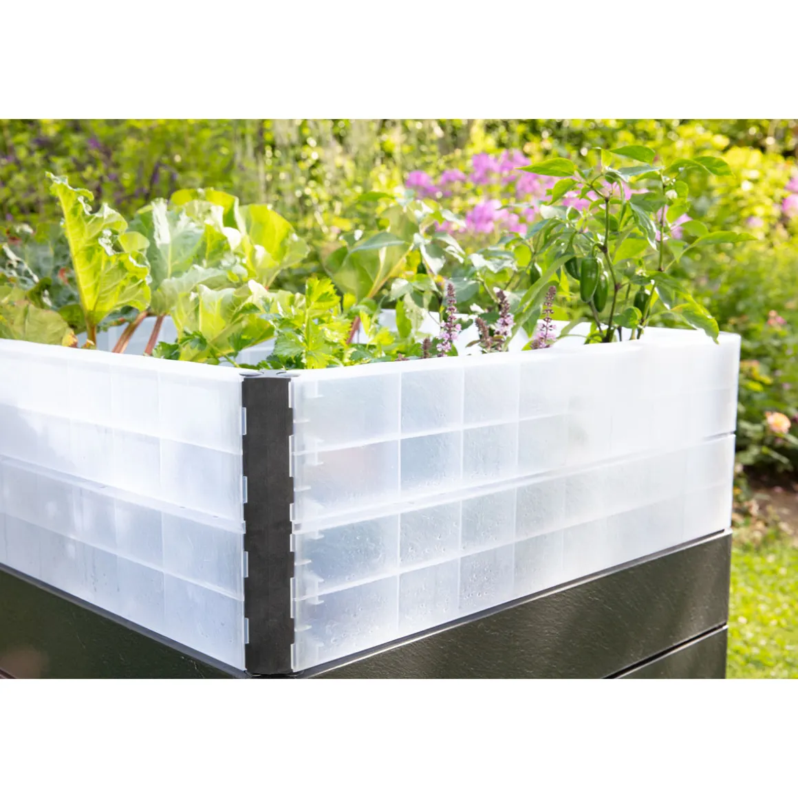 Garantia Hochbeet ERGO QUADRO Turbo S 50 Stone inkl FLORA