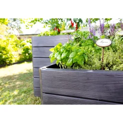 Garantia Hochbeet ERGO QUADRO M 75 Wood inkl FLORA