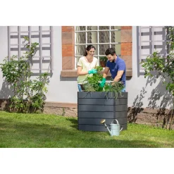 Garantia Hochbeet ERGO QUADRO M 75 Wood inkl FLORA