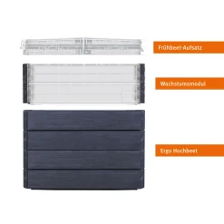 Garantia Hochbeet ERGO QUADRO TurboPlus M 85 Wood