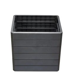 Garantia Hochbeet ERGO QUADRO M 75 Stone inkl FLORA