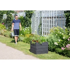 Garantia Hochbeet ERGO QUADRO S 50 Wood inkl FLORA