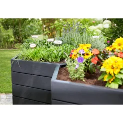 Garantia Hochbeet-System ERGO XL 6 Paneele inkl Verbinder wood