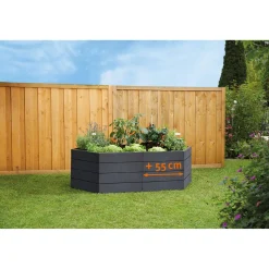 Garantia Hochbeet-Verlängerungs-Set Ergo grau