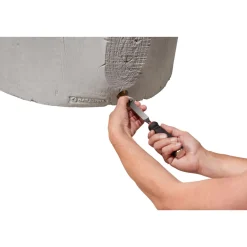 Garantia Regentonne Woodstock Baumstamm 400 L grau