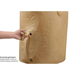 Garantia Regentonne Woodstock Baumstamm 250 L hellbraun