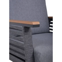 Garden Pleasure Lounge-Gruppe DENIA Aluminium, Non-Wood, Seilbespannung