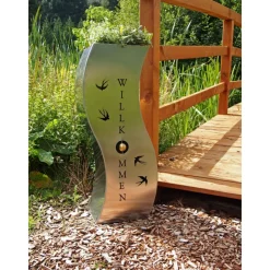 Garden Pleasure Pflanzsäule SCHWALBE Edelstahl, silber