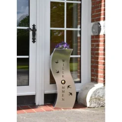 Garden Pleasure Pflanzsäule SCHWALBE Edelstahl, silber