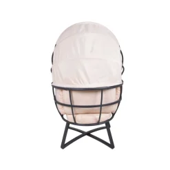 Garden Pleasure Relaxsessel DELOS Stahl, Polyester, beige