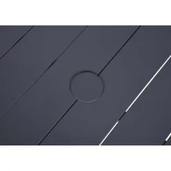 Garden Pleasure Rundtisch COSTA Aluminium, schwarz