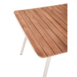 Garden Pleasure Tisch CARMEL Stahl, pulverbeschichtet / Teak FSC 100%