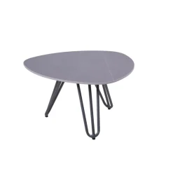 Garden Pleasure Tisch EMILIA Aluminium, gesinterter Stein, grau