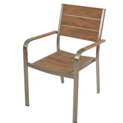 Garden Pleasure Tischgruppe FLORENCE, 9tlg. Aluminium, Polystyrol, Nonwood