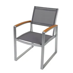 Garden Pleasure Tischgruppe AVA 7-tlg. Aluminium, Nonwood, Kunststoffgewebe