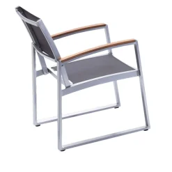 Garden Pleasure Tischgruppe AVA 7-tlg. Aluminium, Nonwood, Kunststoffgewebe