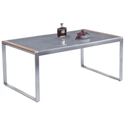 Garden Pleasure Tischgruppe AVA 5-tlg. Aluminium, Nonwood, Kunststoffgewebe