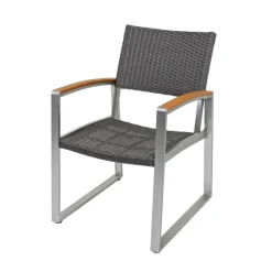 Garden Pleasure Tischgruppe AVA 5-tlg. Aluminium, Nonwood, Kunststoffgewebe