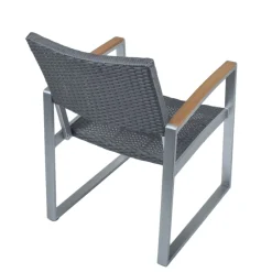 Garden Pleasure Tischgruppe AVA 5-tlg. Aluminium, Nonwood, Kunststoffgewebe