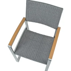 Garden Pleasure Tischgruppe AVA 5-tlg. Aluminium, Nonwood, Kunststoffgewebe