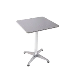 Garden Pleasure Tisch/Stehtisch BISTRO quadratisch, Alu-Gestell, Stahl,